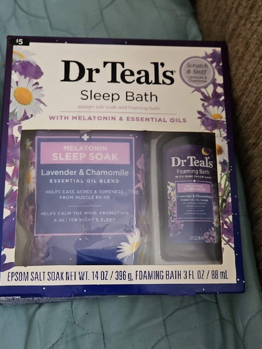 Dr Teal's Sleep Bath Lavender Sleep Soak Gift Set - Purple - Picture 5 of 5